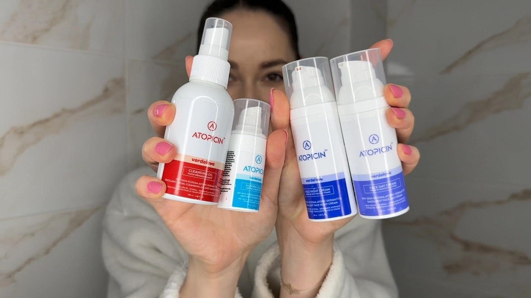 Zestaw Atopicin produkty do twarzy z atopowym zapaleniem
